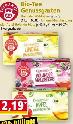 Norma Bio Tee Genussgarten Angebot