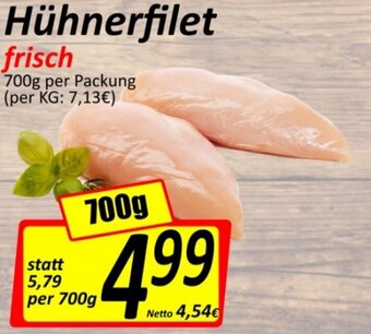 Wurstico Hühnerfilet Frisch 700g Angebot