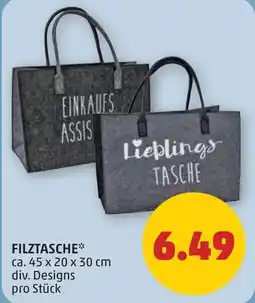 PENNY Filztasche Angebot