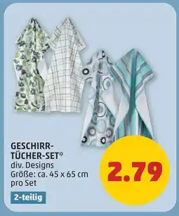 PENNY Geschirr- tücher-set Angebot
