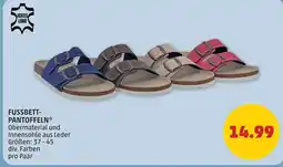 PENNY Fussbett pantoffeln Angebot