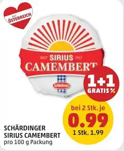 PENNY Schärdinger sirius camembert Angebot