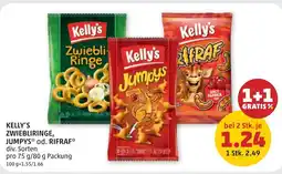 PENNY Kelly's zwiebliringe, jumpys* od. rifraf Angebot
