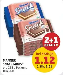 PENNY Manner snack minis Angebot