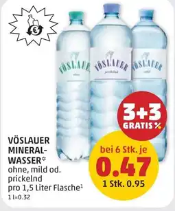 PENNY Vöslauer mineral wasser Angebot