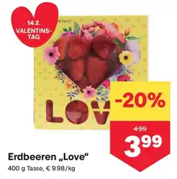 MPreis Erdbeeren Love Angebot