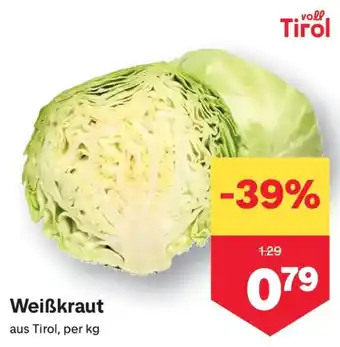 MPreis Weißkraut Angebot