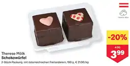 MPreis Schokowürfel Angebot