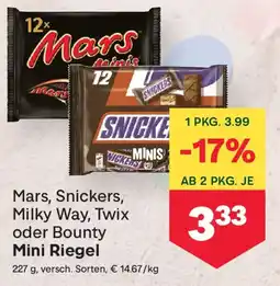 MPreis Mini Riegel Angebot