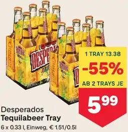 MPreis Desperados Tequilabeer Tray Angebot