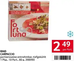 Transgourmet Rind carpaccio Angebot