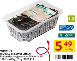 Transgourmet Vonatur bio msc miesmuscheln Angebot