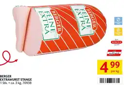 Transgourmet Berger extrawurst stange Angebot