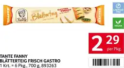 Transgourmet Tante fanny blätterteig frisch gastro Angebot