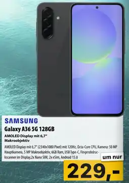 Cosmos Samsung galaxy a36 5g 128gb Angebot