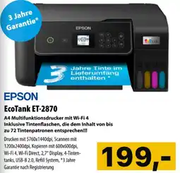 Cosmos Epson ecotank et 2870 Angebot