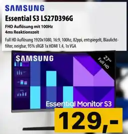 Cosmos Samsung essential s3 ls27d396g Angebot
