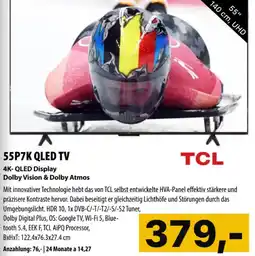 Cosmos Tcl 55p7k qled tv Angebot