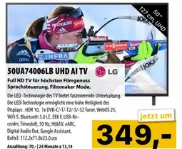 Cosmos Lg 50ua74006lb uhd ai tv Angebot