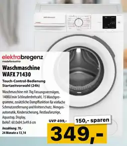 Cosmos elektrabregenz Waschmaschine WAFX 71430 Angebot