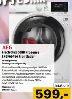 Cosmos AEG Electrolux 6000 ProSense LR6F66486 Frontlader Angebot
