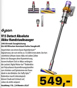 Cosmos dyson V15 Detect Absolute Akku Handstaubsauger Angebot