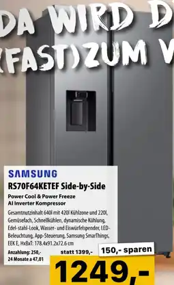 Cosmos Samsung rs70f64ketef side by side Angebot