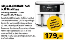 Cosmos Ninja AF400EUWH Foodi MAX Dual Zone Angebot