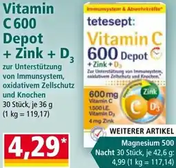 Norma Vitamin c 600 depot zink d3 Angebot