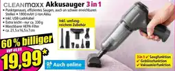 Norma Cleanmaxx akkusauger 3 in 1 Angebot