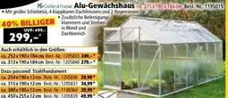 Norma Alu Gewächshaus Angebot