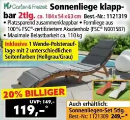 Norma Sonnenliege klappbar Angebot