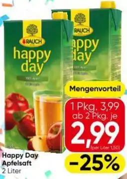 Eurospar Happy Day Apfelsaft Angebot