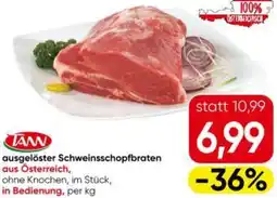 Eurospar ausgelöster Schweinsschopfbraten Angebot