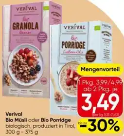 Eurospar Veríval bio müsli Angebot