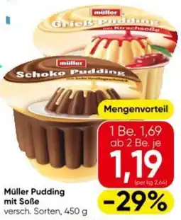 Eurospar Müller pudding mit soße Angebot