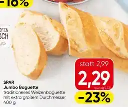 Eurospar Spar jumbo baguette Angebot