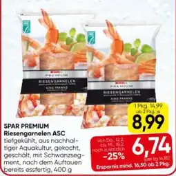 Eurospar Spar premium riesengarnelen asc Angebot