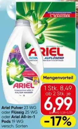 Eurospar Ariel pulver Angebot