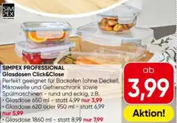 Eurospar Simpex professional glasdosen click&close Angebot