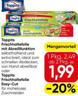 Eurospar Toppits Frischhaltefolie mit Abreißfunktion Angebot