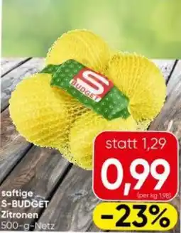 Eurospar Saftige s budget zitronen Angebot