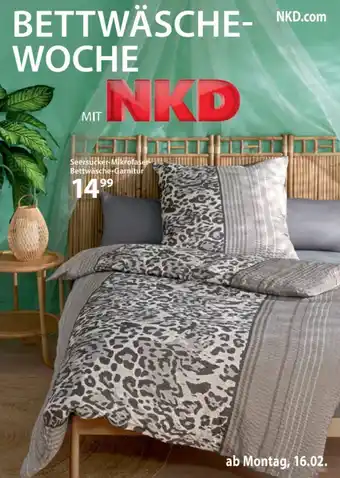 Seersucker Mikrofaser Bettwäsche Garnitur