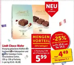 Interspar Lindt Choco Wafer Angebot
