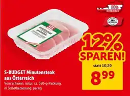 Interspar S-BUDGET Minutensteak aus Österreich Angebot