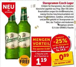Interspar Staropramen Czech Lager Angebot