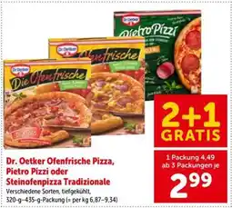 Interspar Dr. Oetker Ofenfrische Pizza, Pietro Pizzi oder Steinofenpizza Tradizionale Angebot