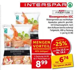 Interspar Riesengarnelen ASC Angebot