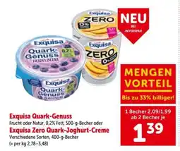 Interspar Exquisa Quark-Genuss Angebot