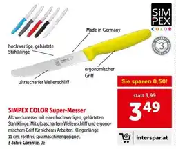 Interspar SIMPEX Color Super-Messer Angebot